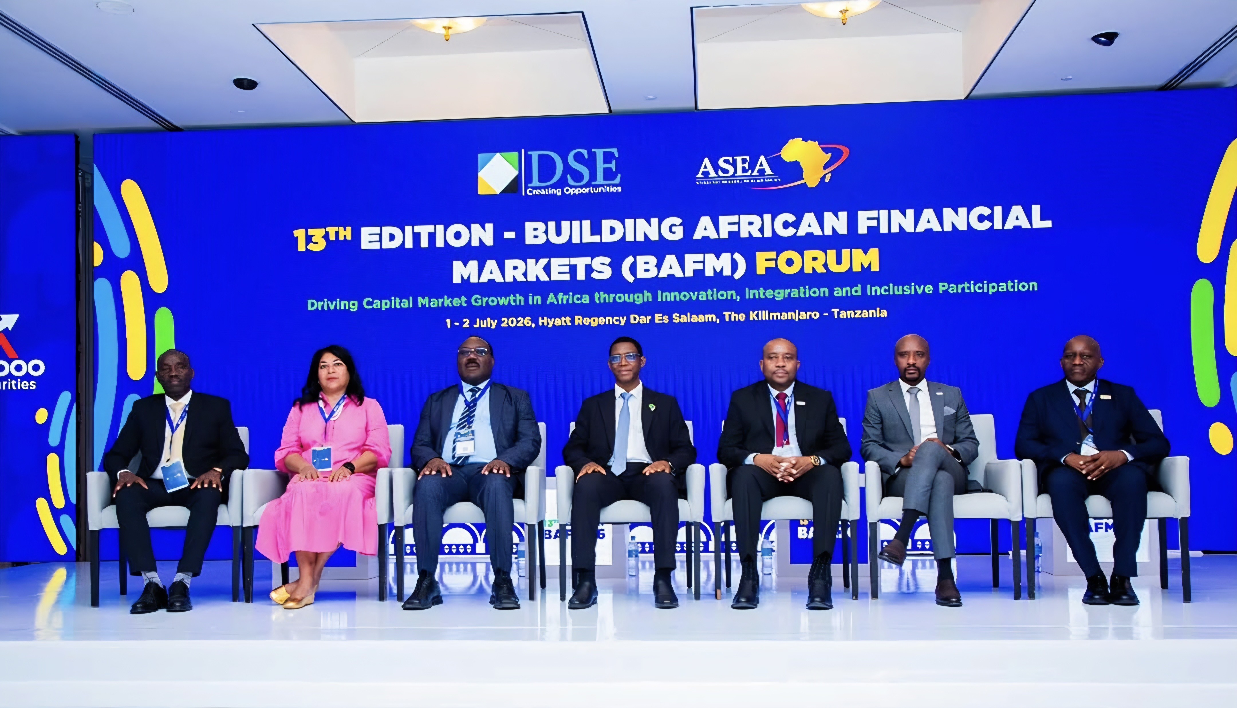 CMSA Chief Executive Officer, CPA Nicodemus D. Mkama at the 13th Edition-Building Africa Financial Markets (BAFM) Forum
